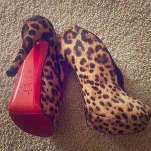 Christian Louboutin Leopard Heels 😻